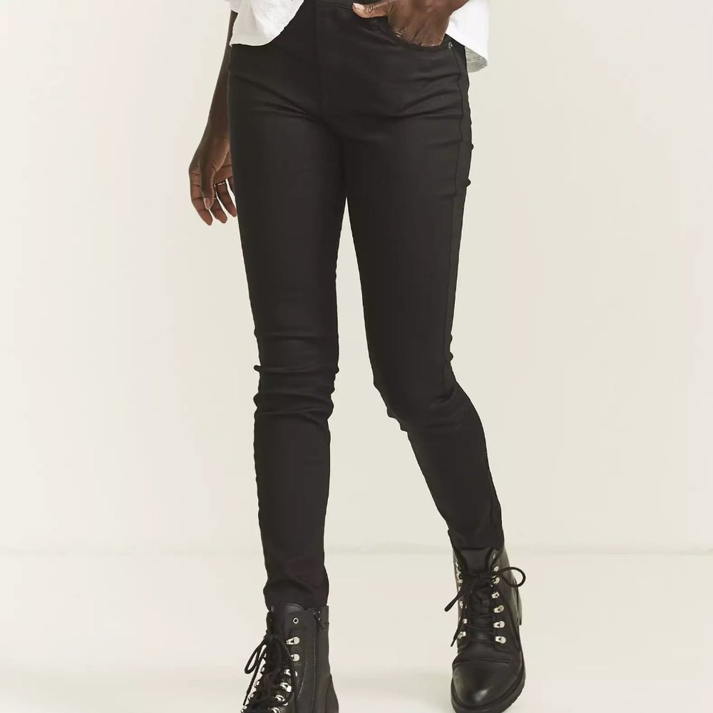 Fat Face - Skye Skinny Pants - Black - Size 6